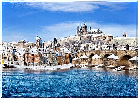 Prague in winter