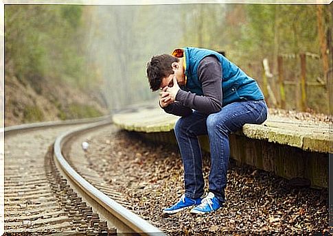 Young man saddened by losing his transportation