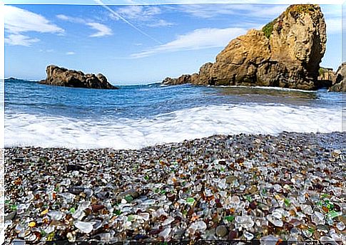 Glass beach