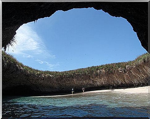 Escondida Beach in Mexico