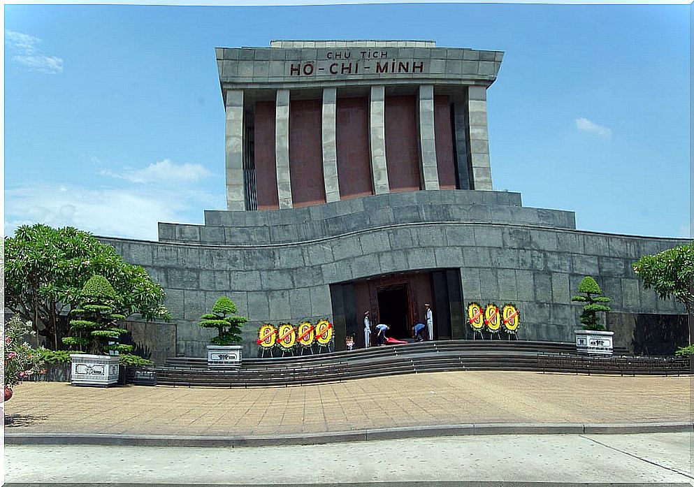 Ho-Chi-Minh Mausoleum in Hanoi