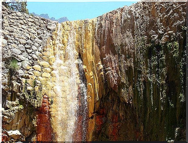 Cascade of Colors in La Palma