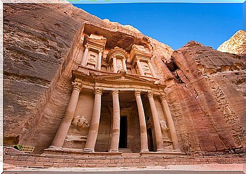 Petra, the stone city in Jordan