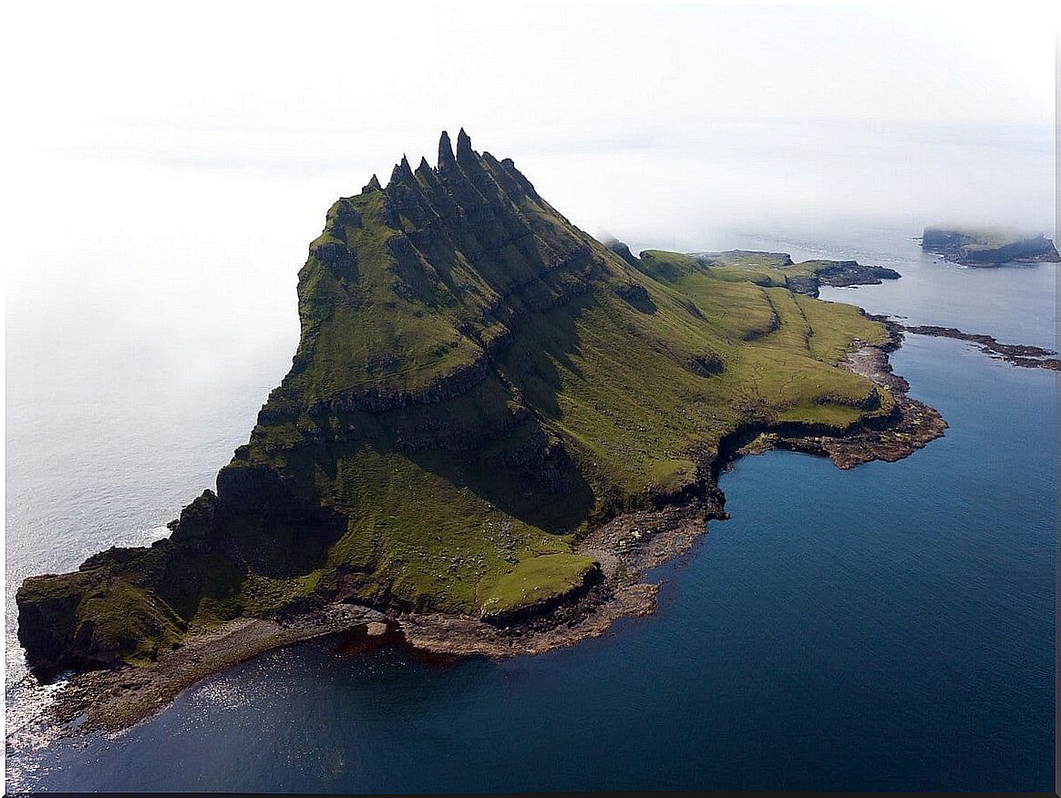 The island of peaks in the Faroe Islands is a real natural attraction.