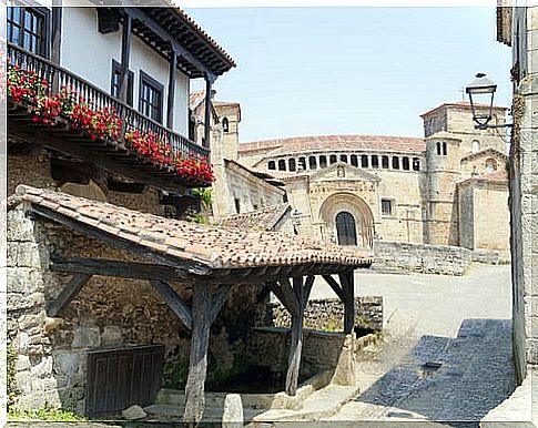 Streets of Santillana del Mar in Cantabria