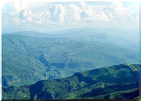 Canyon in the Chicamocha gorge