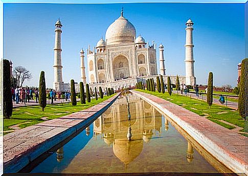 View of the Taj Mahal, one of the great Asian destinations