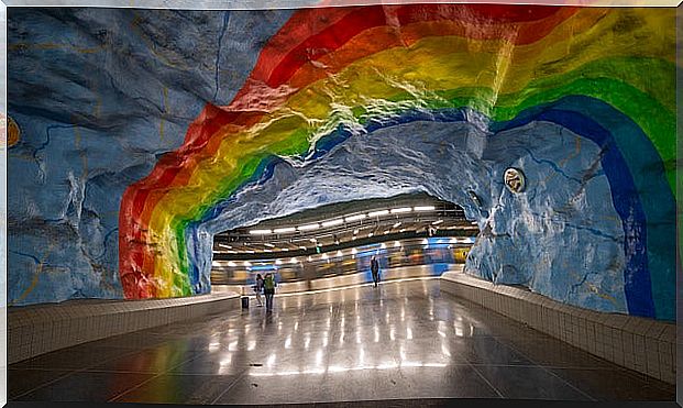 Subway station in Stockholm