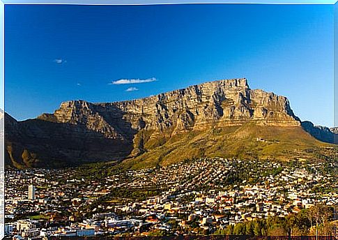 Table Mountain in Cape Town 