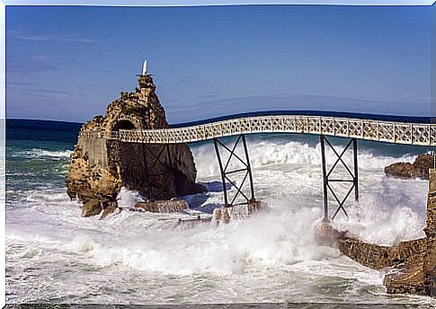 Rock of the Virgin in Biarritz