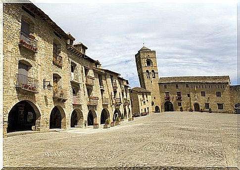 Plaza Mayor of Aínsa