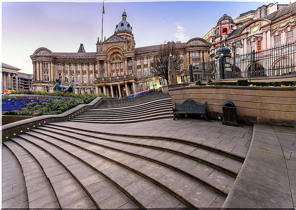 Victiria Square in Birmingham