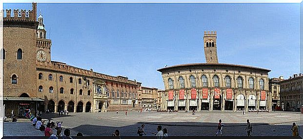 Piazza MAggiore in Bologna