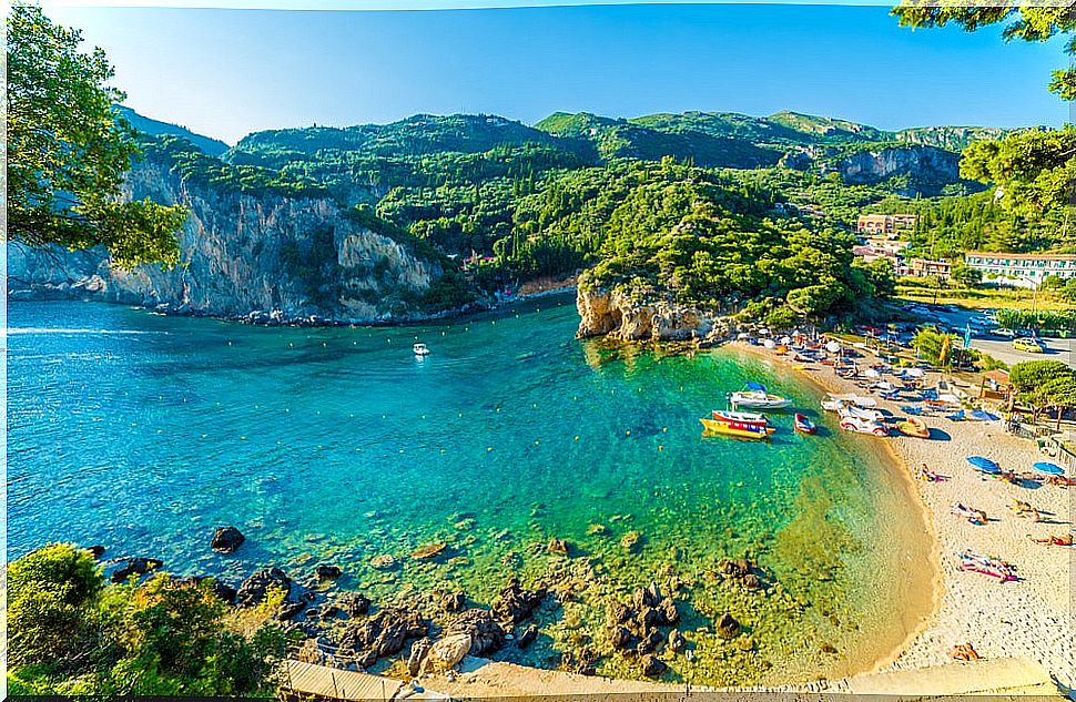 Corfu, one of the islands of Greece