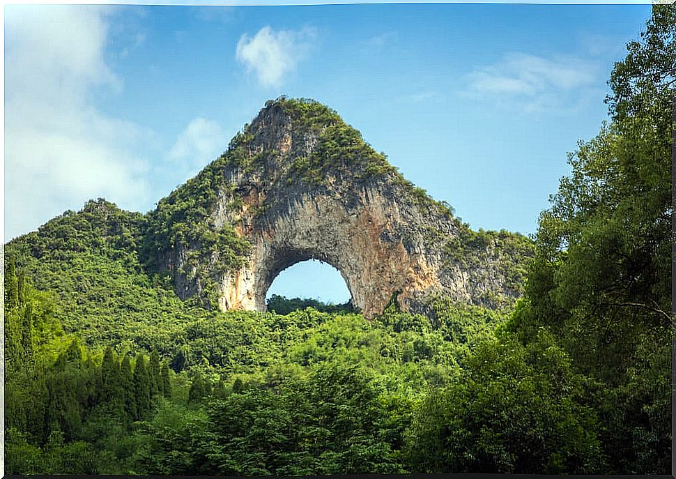 View of the Hill of the Moon