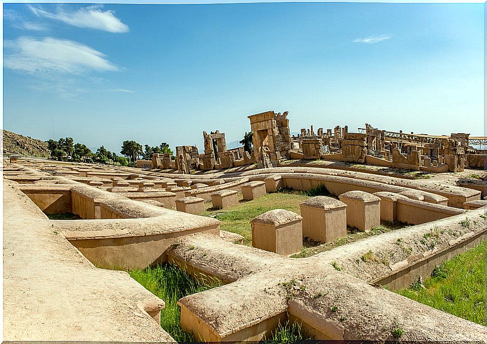 Palace of the Hundred Columns in Persepolis