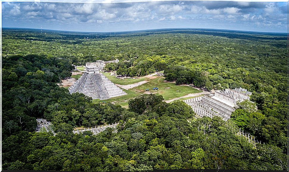 Calakmul archaeological site 