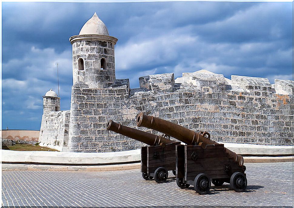 Castle of San Salvador de La Punta, one of the fortresses of Cuba