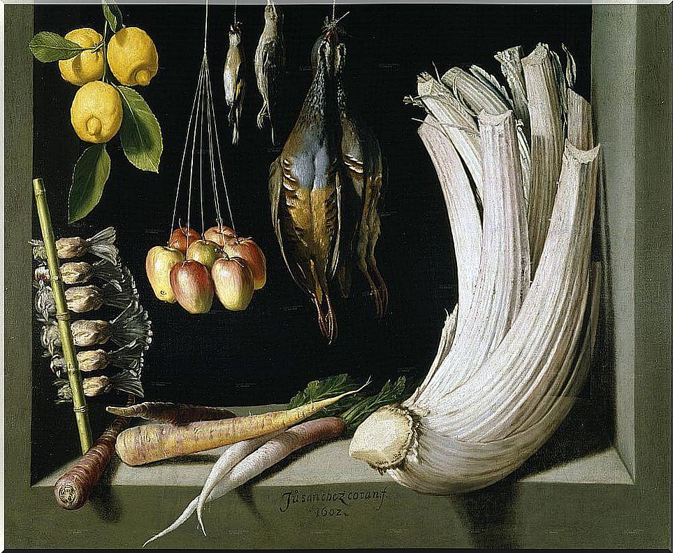 'Still life of game, fruit and vegetables'