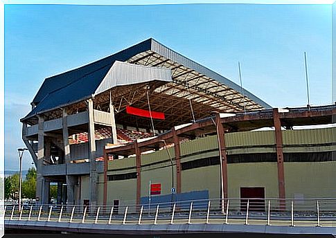 Molinón stadium in gijón