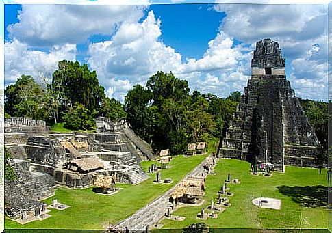 Tikal archaeological park in Guatemala