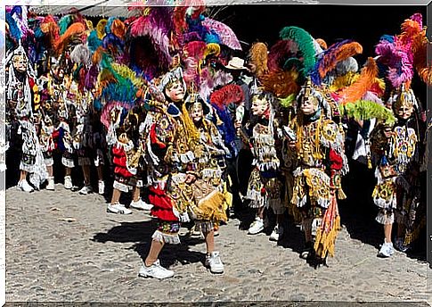 Party in Chichicastenango in Guatemala