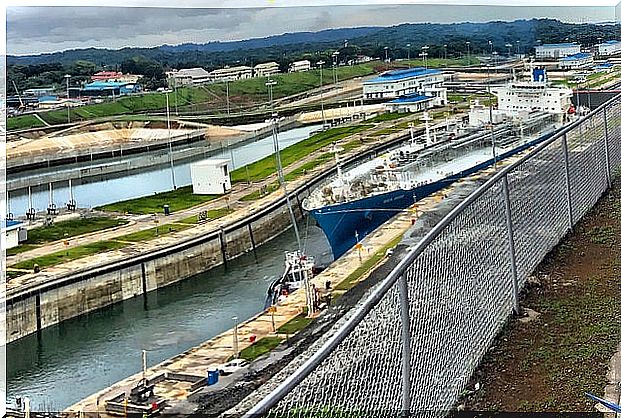 Agua Clara Locks in the Panama Canal