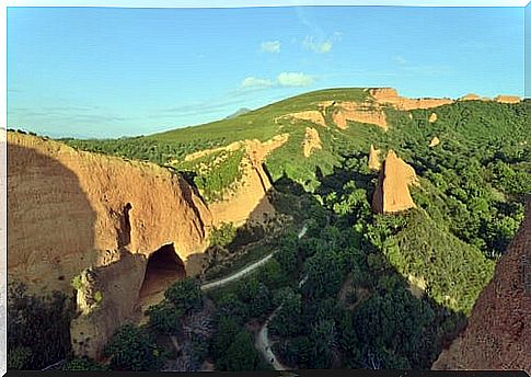 Cave in Las Médulas