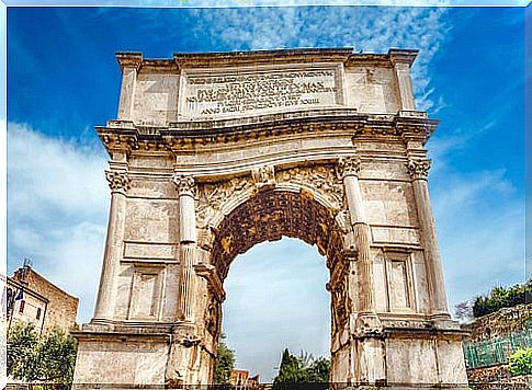 Arch of Titus in the Roman Forum