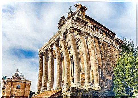 Temple of Antonio and Faustina in the Roman Forum