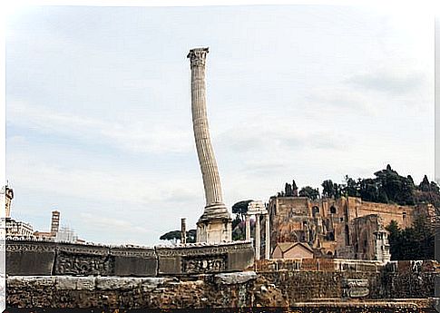 Column of Seals in the Roman Forum