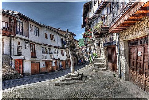 Mogarraz, a beautiful town in the Sierra de Francia