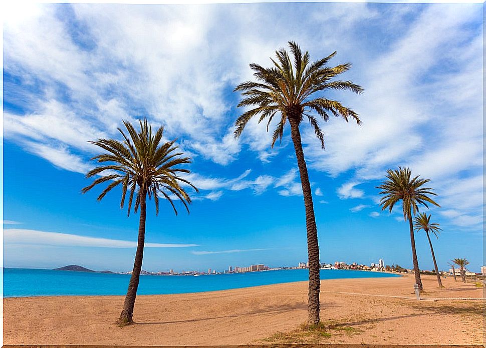 Paradise Beach in La Manga