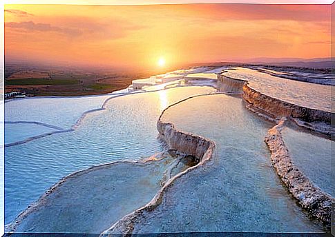 Terraces in Pamukkale