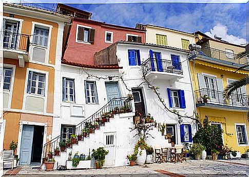 Typical houses of Parga