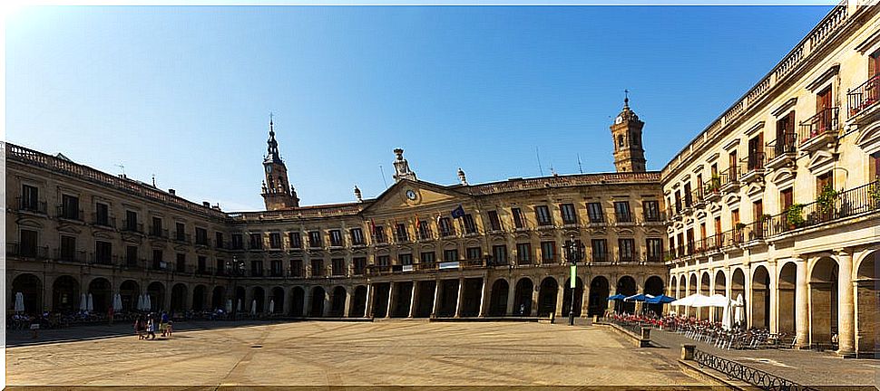 Spain Square in Vitoria