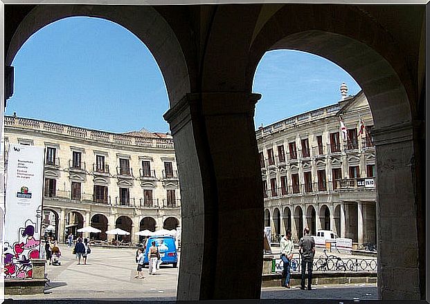 Spain Square of Vitoria