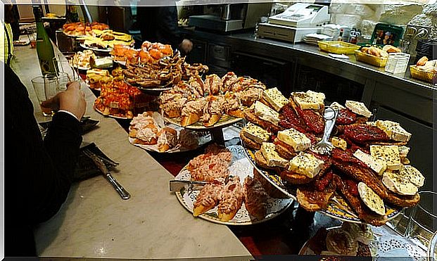 Typical pintxos