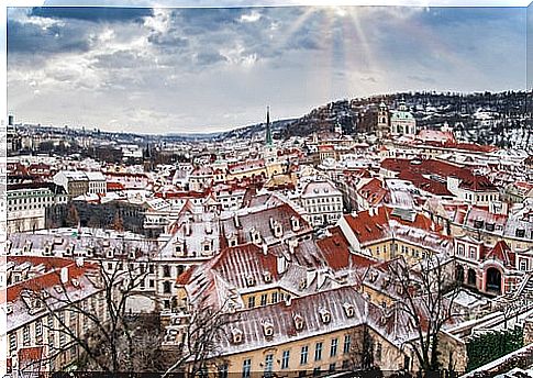 Prague in winter