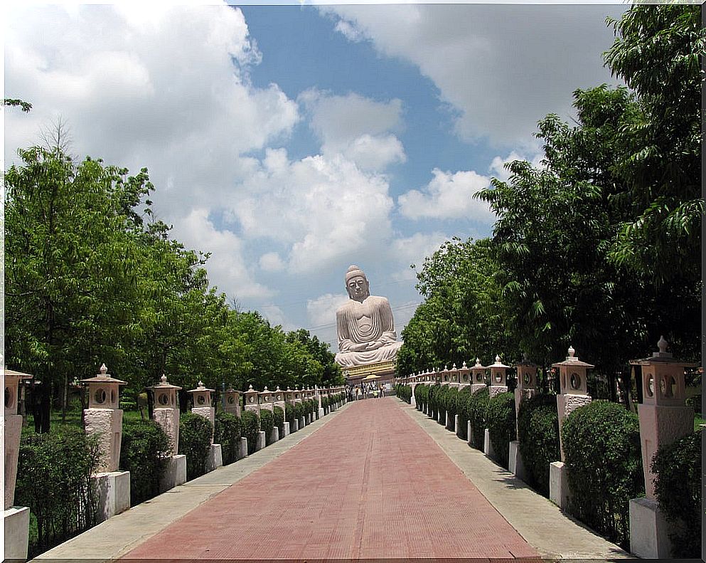 Giant Buddha in Bodh Gaya