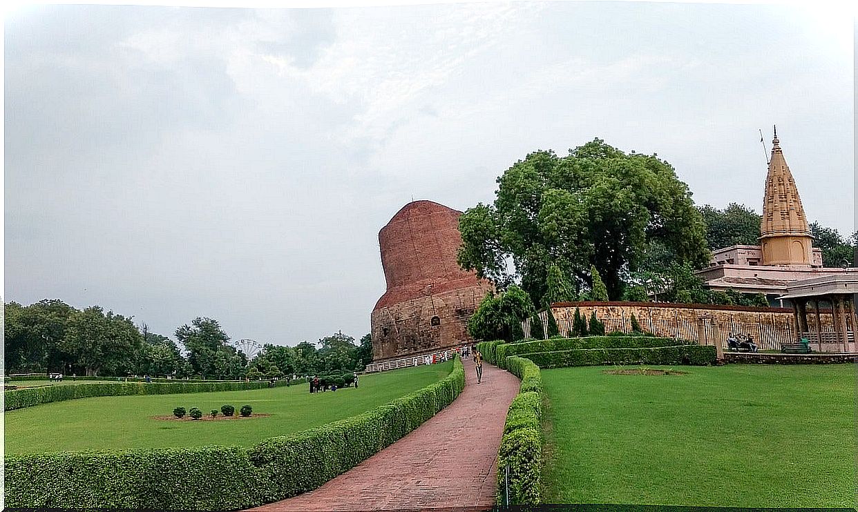 Sarnath, one of the sacred cities of Buddhism