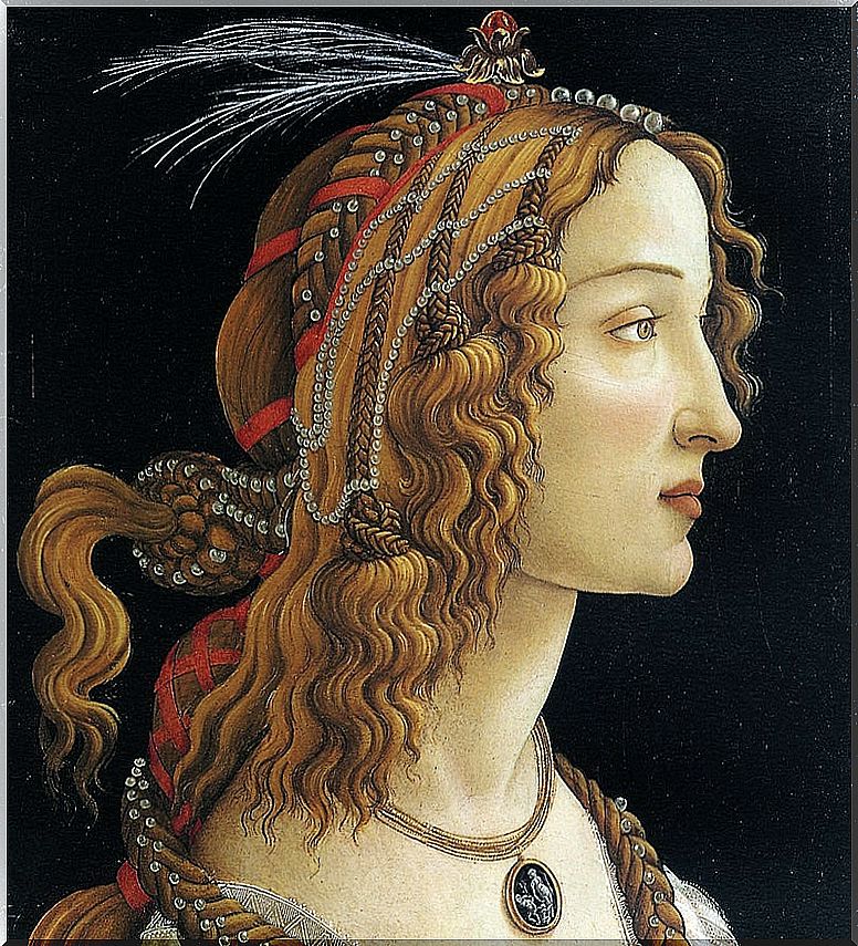 Portrait of a Young Woman from Botticelli