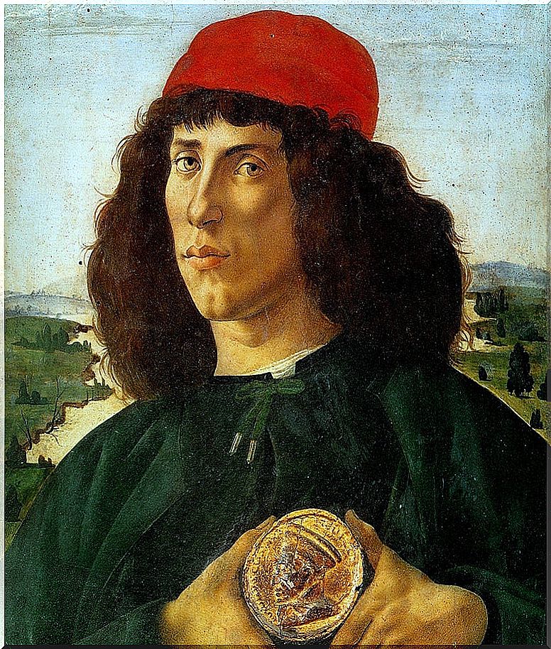 Portrait of Man with Botticelli Medal