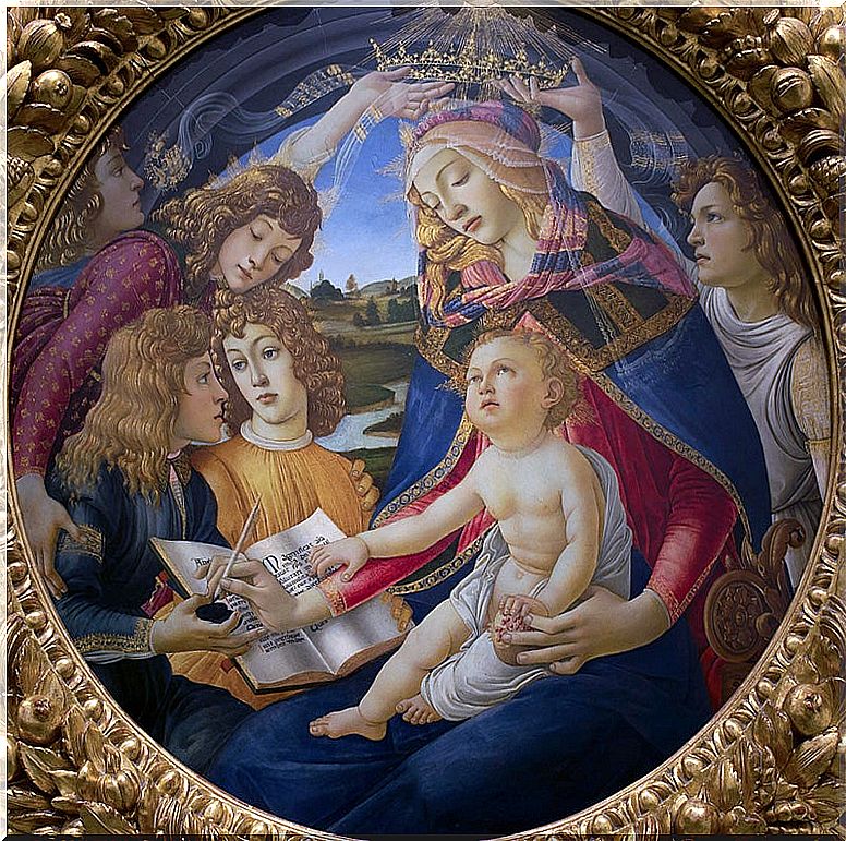 Virgin of the Magnificant by Botticelli