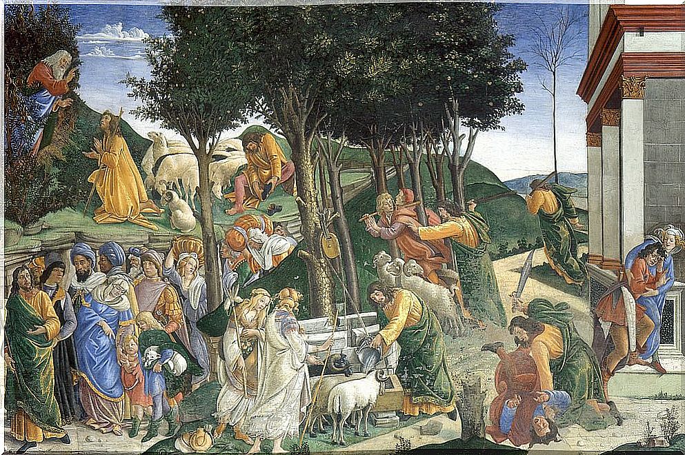 Facts of Moses by Sandro Botticelli