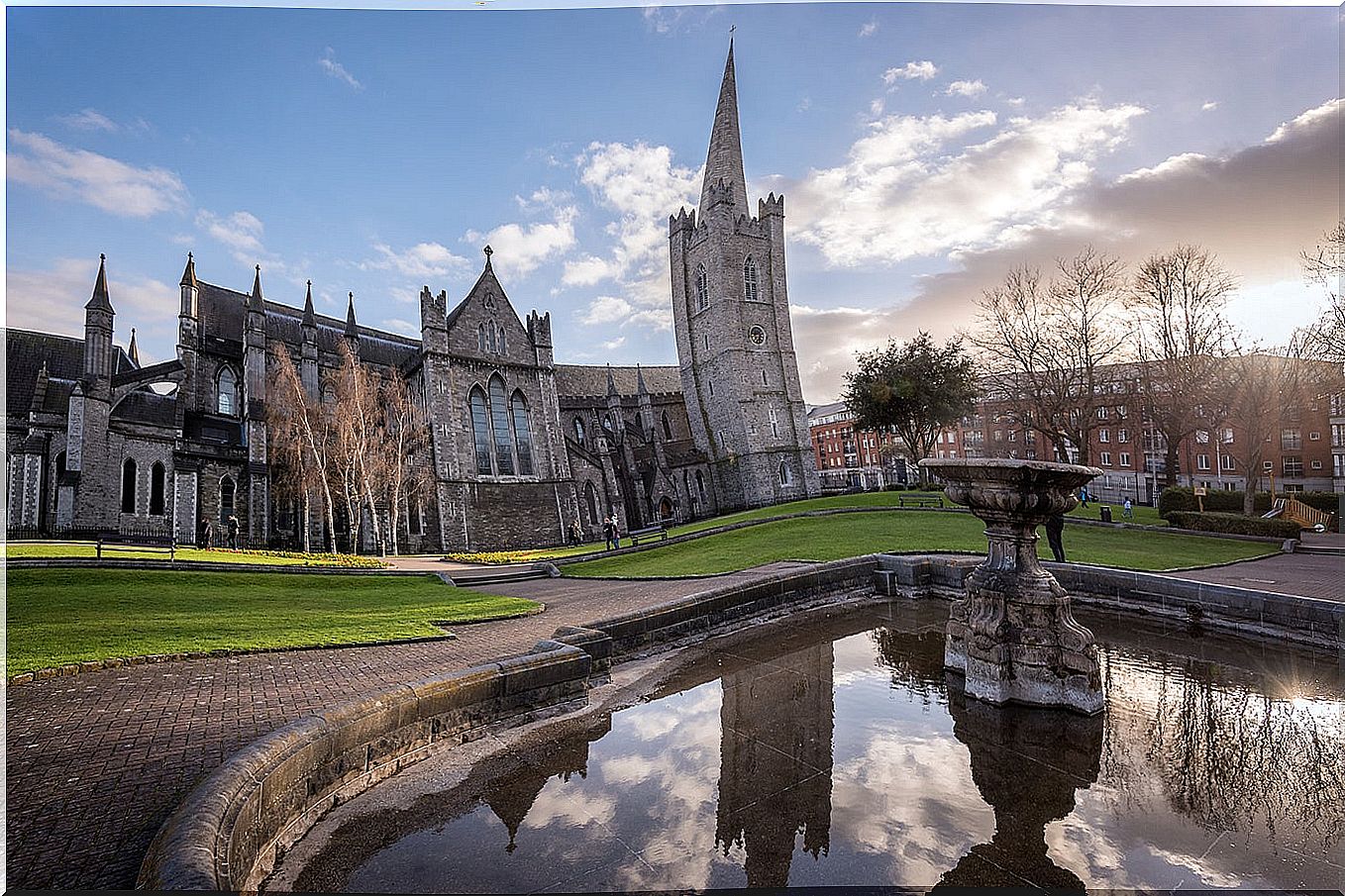 St. Patrick's Cathedral, the largest in Dublin