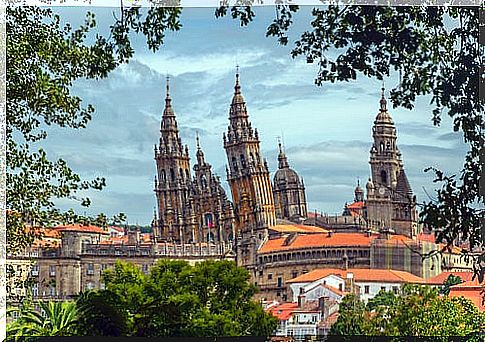 Strolling through the streets of Santiago de Compostela