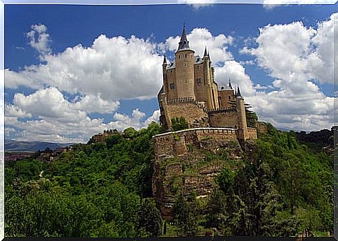 View of the Alcazar of Segovia