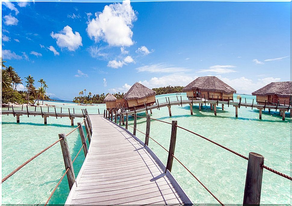 Cabins in Bora Bora