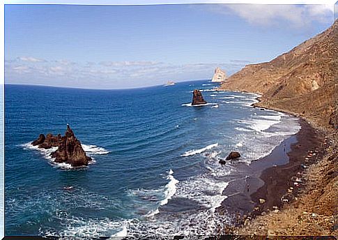 Benijo beach in the Canary Islands